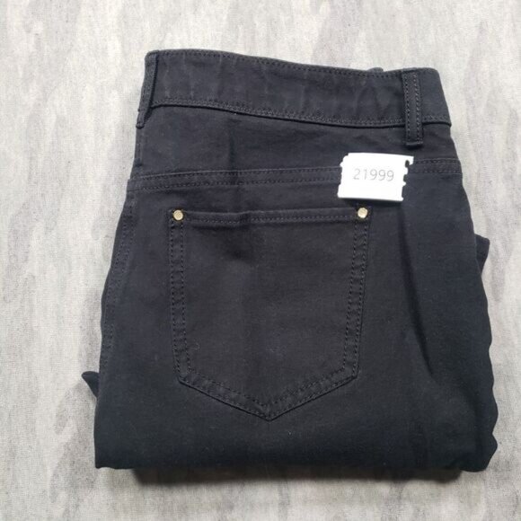 So Slimming By‎ Chicos Pants Womens 1.5 Black Ankle Stretch Mid Rise - Picture 12 of 12